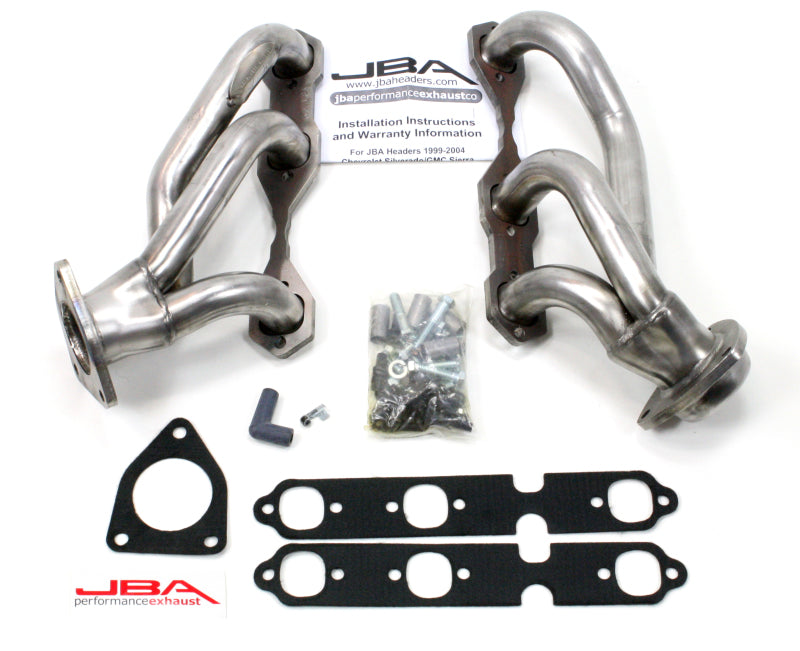 JBA 03-13 GM Truck 4.3L V6 1-1/2in Primary Raw 409SS Cat4Ward Header