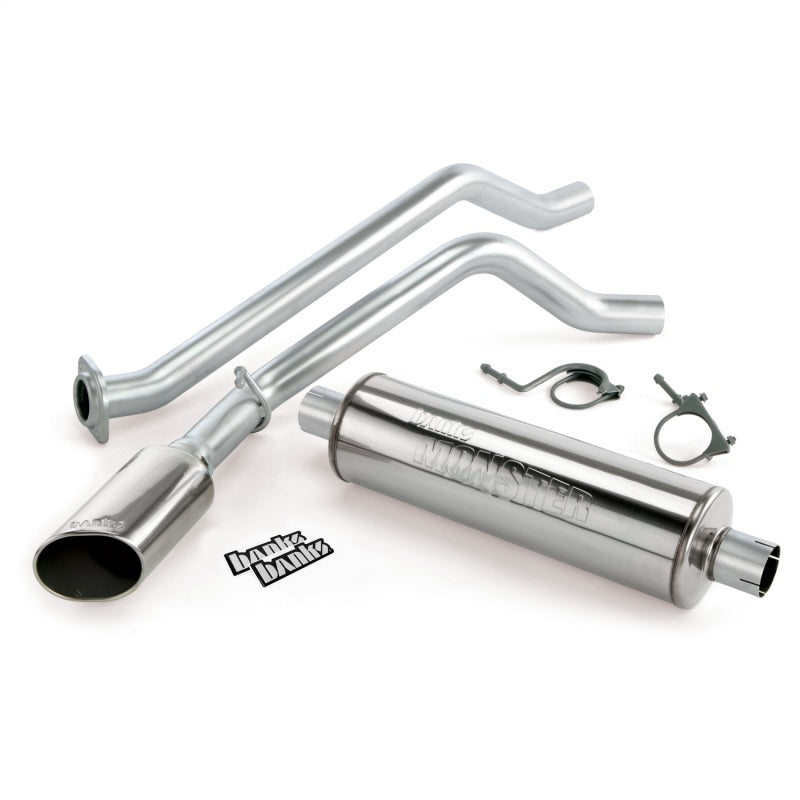 Banks Power 99-02 Chevy 4.3-5.3L ECSB Monster Exhaust System - SS Single Exhaust w/ Chrome Tip