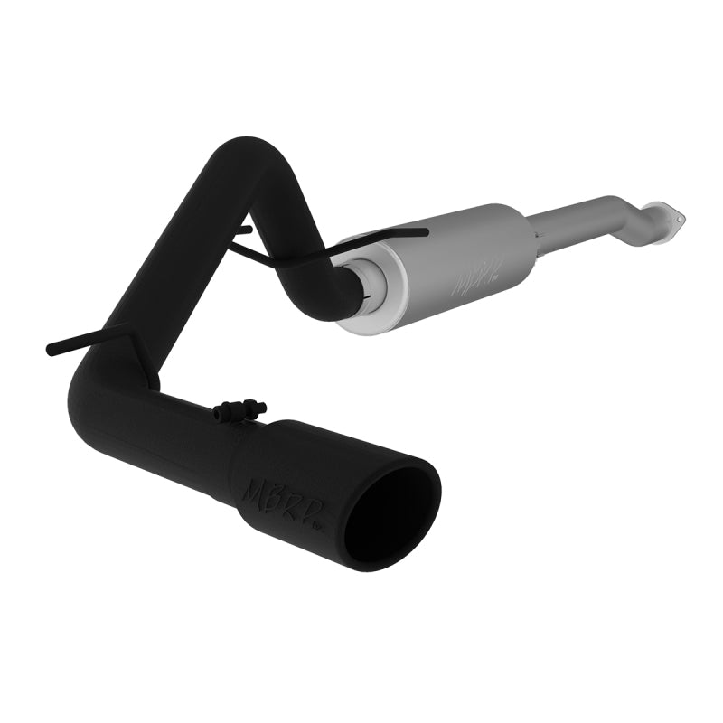 MBRP 2016 Toyota Tacoma 3.5L Cat Back Single Side Exit Black Exhaust System