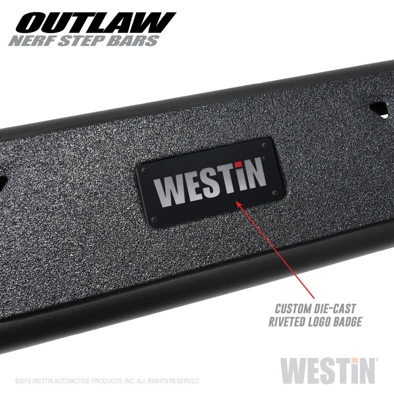 Westin 15-19 Ford F-150 SuperCrew / 17-24 Ford F-250/350 Crew Cab Outlaw Nerf Step Bars