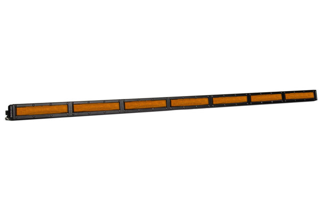 Diode Dynamics 42 In LED Light Bar Single Row Straight - Amber Flood Stage Series