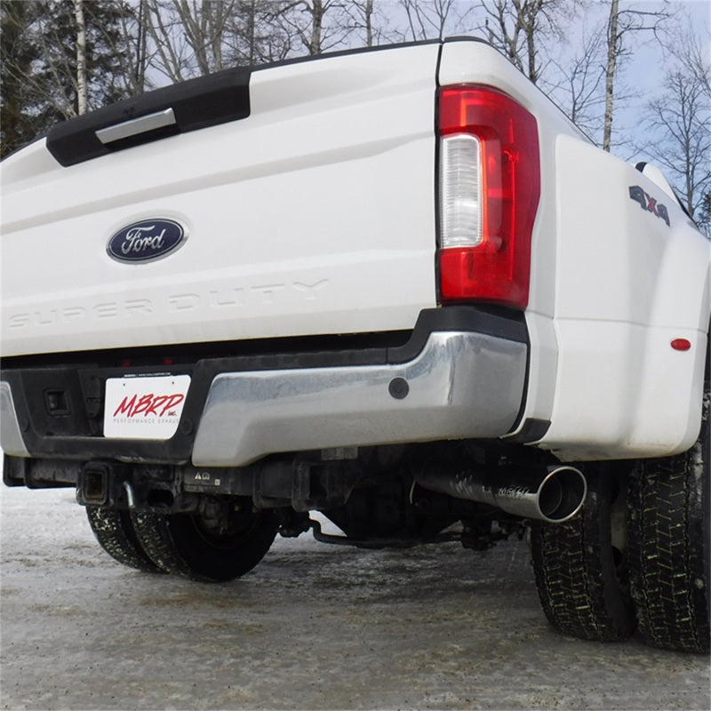 MBRP 17-22 Ford F250/350/450 6.7L 4" Aluminized Filter Back Single Tip Exhaust System