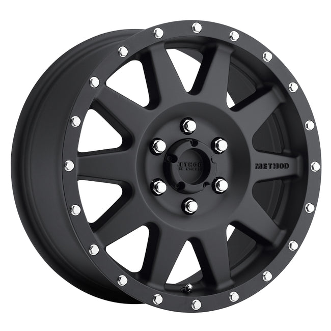 Method MR301 The Standard 17x7.5 +50mm Offset 6x130 84.1mm CB Matte Black Wheel