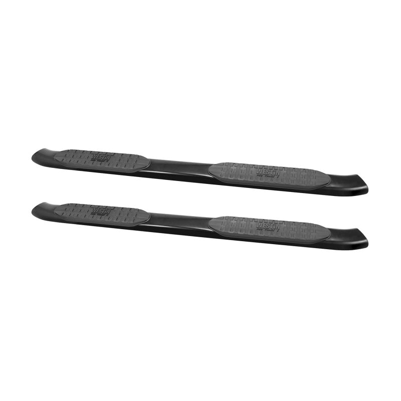 Westin 2007-2018 Toyota Tundra CrewMax PRO TRAXX 5 Oval Nerf Step Bars - Black