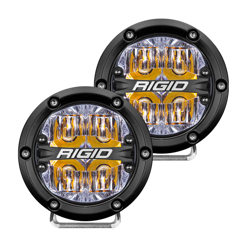 Rigid Industries 14-20 Toyota Tundra A-Pillar Light Kit (Incl. 4In 360-Series Drive)