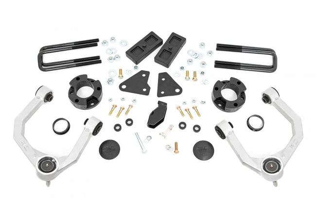 Rough Country 3.5 Inch Lift Kit Forged Alum UCA Cast Steel Knuckles 19-23 Ford Ranger 4WD