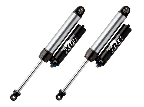 Fox 07-18 Jeep JK Rear 2.5 Factory Series 10.74in. Internal Bypass P/B Shock Set Adjustable / 2.5-4in. Lift